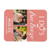 Ik heb de beste en gratis Booze Moderne bruiloft o Magneet (Horizontaal)