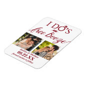 Ik heb de beste en gratis Booze Moderne bruiloft o Magneet (Linkerzijde)