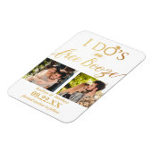 Ik heb de beste en gratis Booze Moderne bruiloft o Magneet (Linkerzijde)