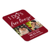 Ik heb de beste en gratis Booze Moderne bruiloft o Magneet (Rechterzijde)