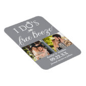 Ik heb de beste en gratis Booze Moderne bruiloft o Magneet (Rechterzijde)