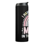 Ik heb de beste moeder in de wereld Boho regenboog Thermosbeker (Gedraaid links)