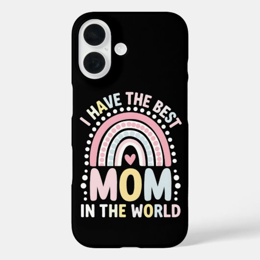 Ik heb de beste moeder ter wereld Boho regenboog Case-Mate iPhone Case (Achterkant)