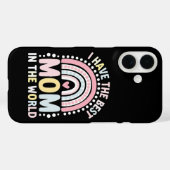 Ik heb de beste moeder ter wereld Boho regenboog Case-Mate iPhone Case (Achterkant (horizontaal))