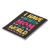 Ik heb de beste moeder ter wereld notitieblok (Linkerzijde)