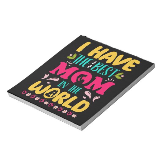 Ik heb de beste moeder ter wereld notitieblok (Linkerzijde)