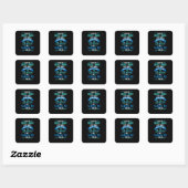 Ik heb de beste moeder van de wereld - verpleegste vierkante sticker (Vel)