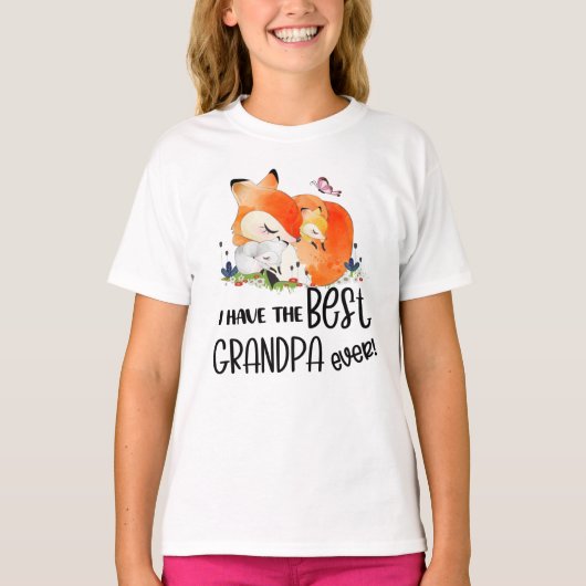 Ik heb de beste opa ooit t-shirt (Voorkant)