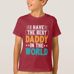 Ik heb de beste vader ter wereld t-shirt