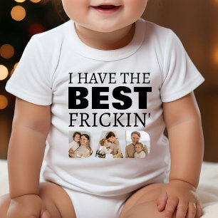 Ik heb de beste verdomde papa fotocollage romper