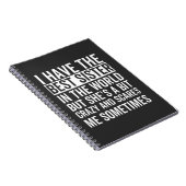 Ik heb de beste zus ter wereld notitieboek (Rechterzijde)