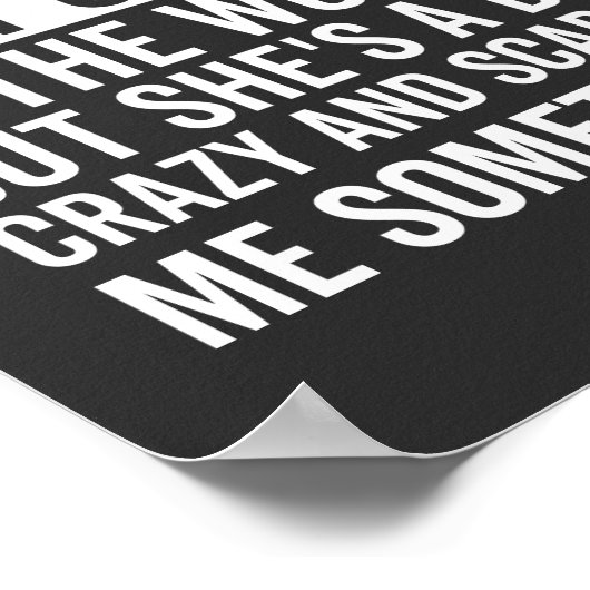 Ik heb de beste zus ter wereld poster (Hoek)