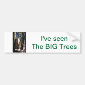 Ik heb de BIG Trees gezien Bumpersticker (Voorkant)