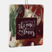 Ik heb de Bijbel gevonden waar mijn soep van houdt Keramisch Ornament (Rechts)