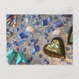 Ik heb de blauwe briefkaarten