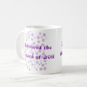 Ik heb de Blizzard van 2011 overleefd Koffiemok (Voorkant links)