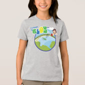 Ik heb de Blob overleefd! Tri-Blend Shirt (Voorkant)