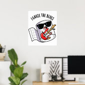 Ik Heb De Blues Grappige Eerste Hulp Punt  Poster (Thuiskantoor)
