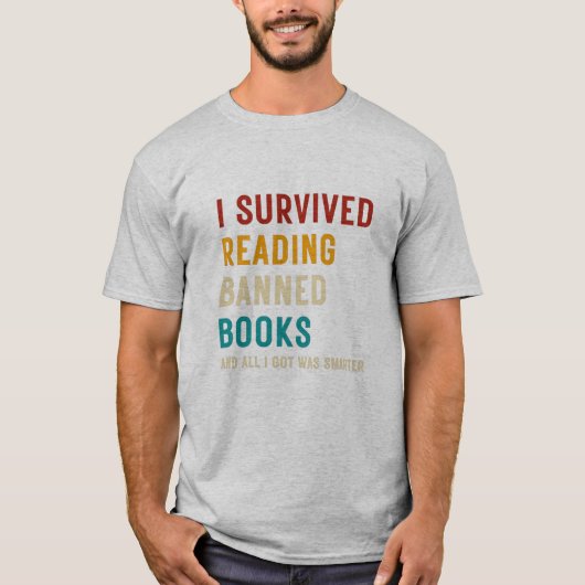 Ik heb de boekenoverloop van de verboden boeken no t-shirt (Voorkant)