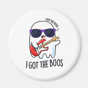 Ik heb de Boos Funny Halloween Music Ghost Pun Magneet