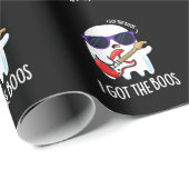 Ik heb de Boos Funny Music Ghost Pun Dark BG Cadeaupapier (Rol Hoek)