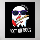 Ik heb de Boos Funny Music Ghost Pun Dark BG Poster (Voorkant)