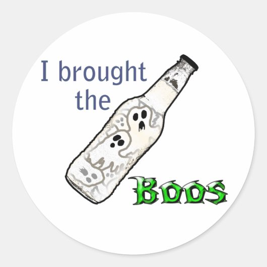 Ik heb de Boos Ronde Sticker (Voorkant)