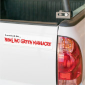 Ik heb de Bowling Green Massacre sticker overleefd (Op Truck)