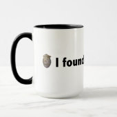 Ik heb de breekijzer gevonden. Zwart Mok (Links)