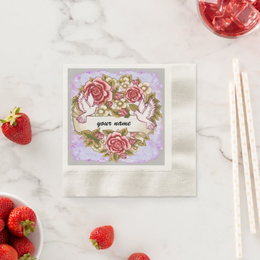 Ik heb de bruidspapieren servetten gekocht (Insitu)