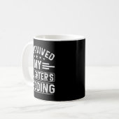 Ik heb de bruiloft van mijn dochter overleefd Brui Koffiemok (Voorkant links)