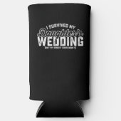 Ik heb de bruiloft van mijn dochter overleefd, maa seltzer blikjeskoeler (Voorkant)