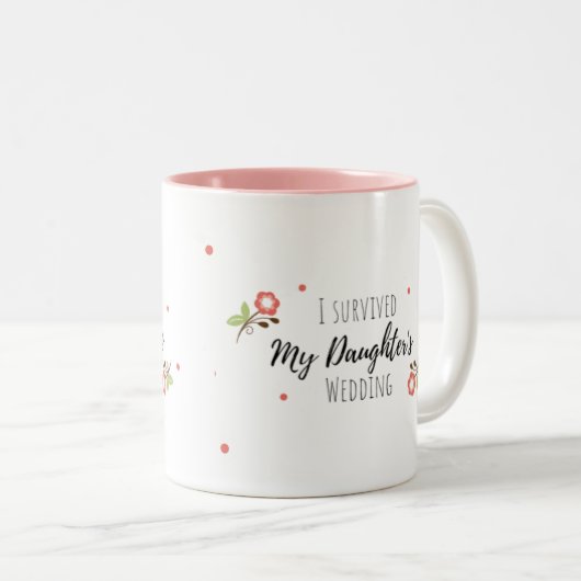 Ik heb de bruiloft van mijn dochter overleefd Mok (Voorkant rechts)