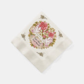 Ik heb de bruiloftsservetten gekocht servet (Hoek)