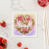 Ik heb de bruiloftsservetten gekocht servet (Insitu)