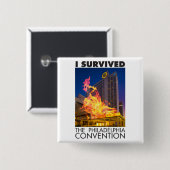 Ik heb de Button van het Verdrag van Philadelphia (Voorkant /achterkant)