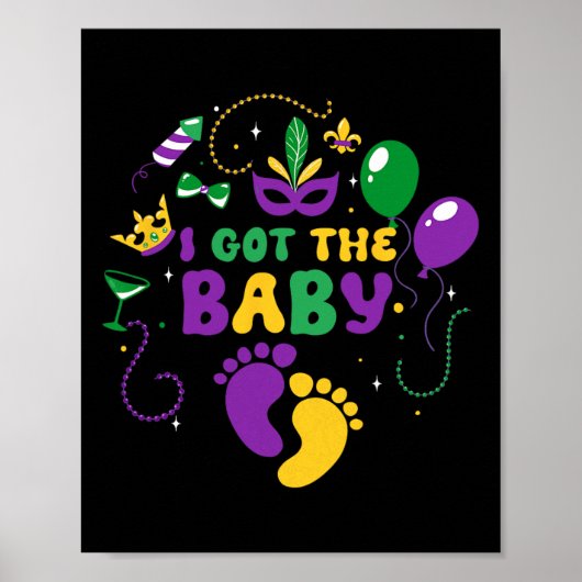 Ik heb de Byby Mardi Gras carnaval viering Poster (Voorkant)