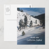 Ik heb de Californische Zephyr doorzocht Briefkaart (Voorkant / Achterkant)