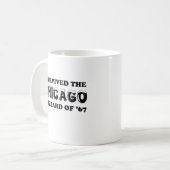 Ik heb de Chicago Blizzard van 1967 overleefd. Koffiemok (Voorkant links)