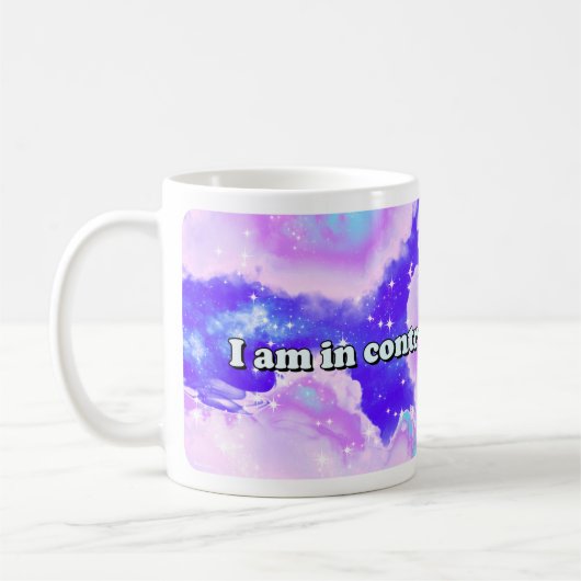 Ik heb de controle over mijn toekomst koffiemok (Links)