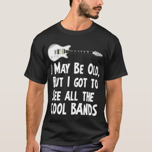Ik heb de coole bands gezien t-shirt (Voorkant)