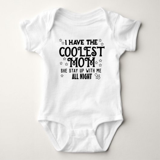 Ik Heb de Coolste Moeder Baby body’s Romper (Voorkant)