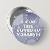 Ik heb de Covid-19 Paarse gestremde grap. Ronde Button 7,6 Cm (Voorkant /achterkant)