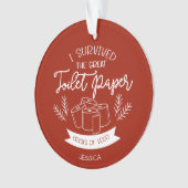 Ik heb de crisis rond de grote toiletpapier van 20 ornament (voorkant)