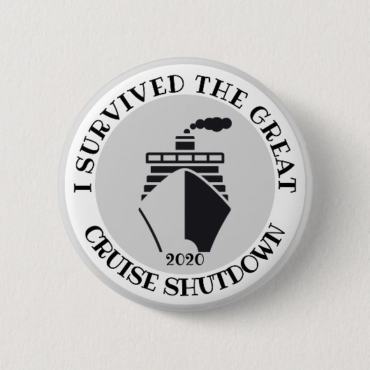 Ik heb de cruise shutdown overleefd ronde button 5,7 cm (Voorkant)
