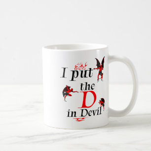 Ik heb de D in Devil Matching Couple Funny Hallowe Koffiemok