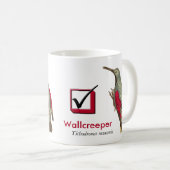 Ik heb de doos van de Wallcreeper gezien. Koffiemok (Voorkant rechts)