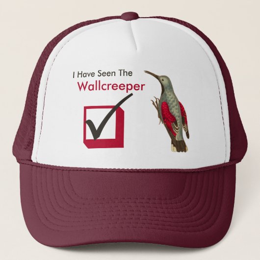 Ik heb de doos van de Wallcreeper gezien. Trucker Pet (Voorkant)