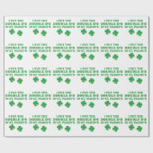 Ik heb de dubbele D's in St. Paddy's Day grappig g Cadeaupapier (Vlak)