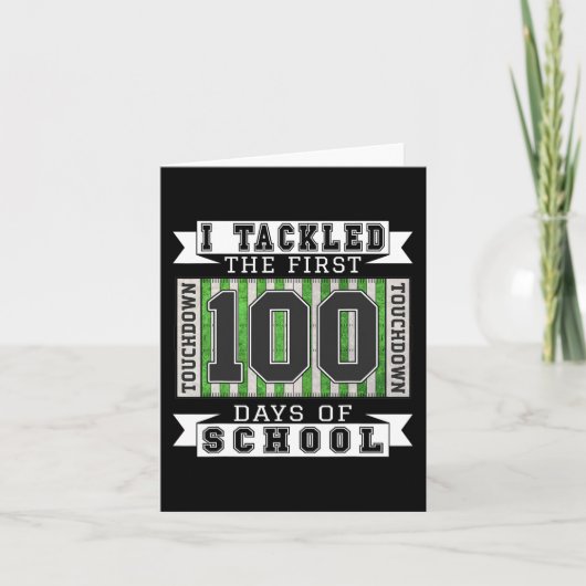 Ik heb de eerste 100 dagen van de school aangepakt kaart (Voorkant)